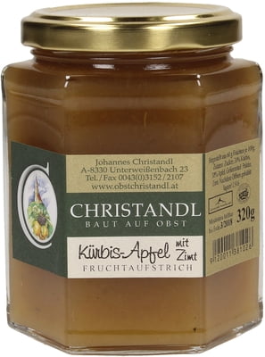 Obsthof Christandl Kürbis-Apfel mit Zimt Fruchtaufstrich - 320 g