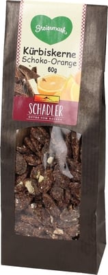 Schadler Kürbisknabberkerne "Schoko-Orange" - 60 g