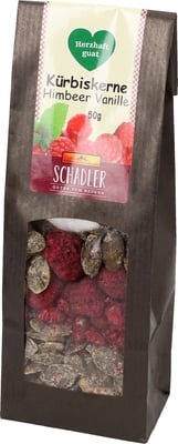 Schadler Kürbisknabberkerne "Vanille-Himbeer" - 60 g