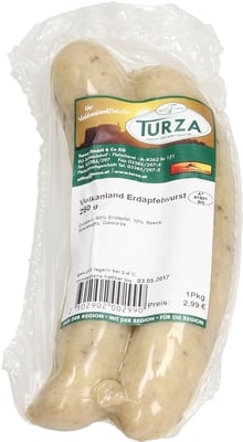 Fleischerei Turza Steirische Vulkanland Erdäpfelwurst - ca. 250 g