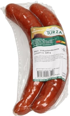 Fleischerei Turza Steirische Vulkanlandbraune scharf - ca. 320 g