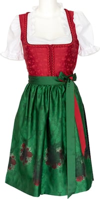 Trachtenmode Hiebaum Jubiläums-Dirndl, rot