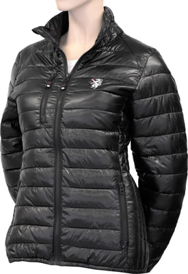 Trachtenmode Hiebaum Steppjacke Damen, Schwarz