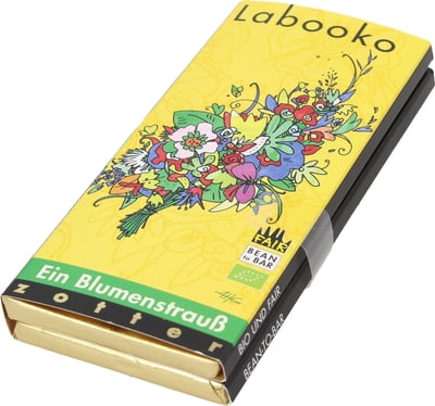 Zotter Schokoladenmanufaktur Bio Labooko "Ein Blumenstrauß" - Zotter Schokoladen Labooko Ein Blumenstrauß, 70 g