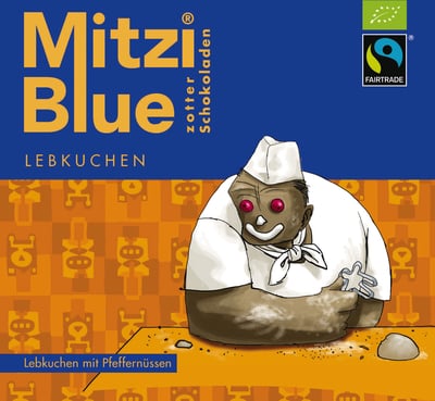 Zotter Schokoladenmanufaktur Bio Mitzi Blue Lebkuchen