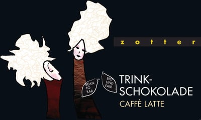 Zotter Schokoladenmanufaktur Bio Trinkschokolade Caffé Latte