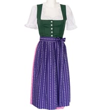 Trachtenmode Hiebaum Ausseer-Dirndl, grün, rosa, lila.